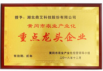 榮獲重點龍頭企業